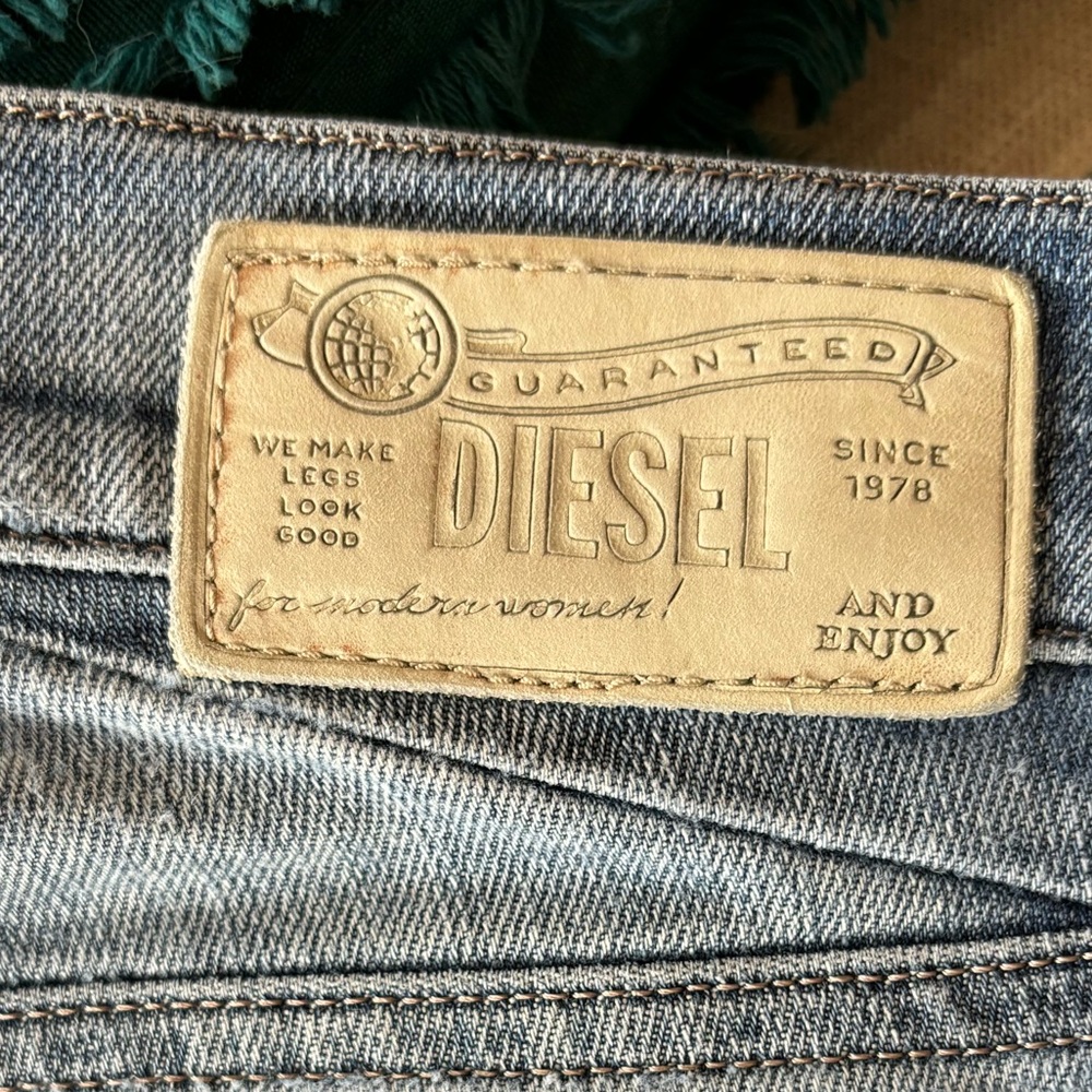 DIESEL Vintage Y2K Getlegg 8880J Wash Distressed Stretch Slim Skinny Jeans Sz 27 - Picture 12 of 14